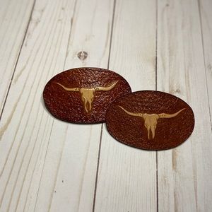 Longhorn Hair Barrettes
